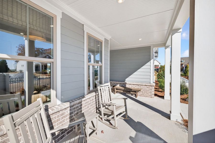 Representative exterior details of a home built from the Mystique by Del Webb in Del Webb Chateau Elan, Hoschton (Image 33). Representative exterior details of a home built from the Mystique by Del Webb in Del Webb Chateau Elan, Hoschton (Image 33).