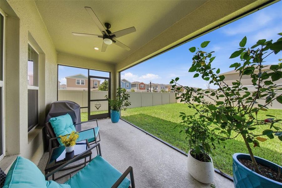 Exterior details and patio area of a home in New Home Communities Near Tampa, Ocala, and Orlando, Florida, Lithia (Image 3). Exterior details and patio area of a home in New Home Communities Near Tampa, Ocala, and Orlando, Florida, Lithia (Image 3).
