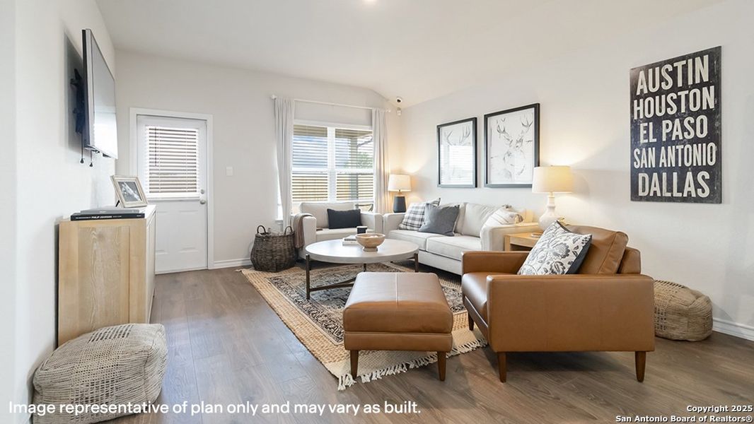 Furnished interior view inside a new home in Riverstone at Westpointe, San Antonio (Image 23).
