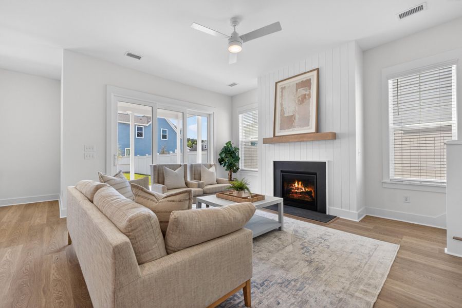 Furnished interior view inside a new home in , Summerville (Image 13).