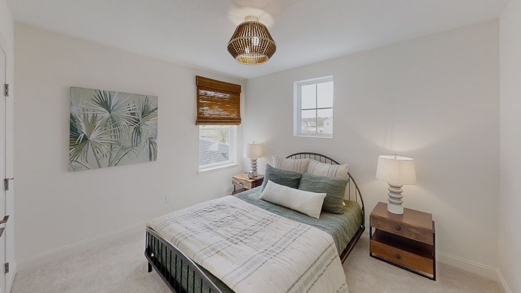 Representative furnished interior of a home built from the Miramar by Riverside Homes in Mariposa at EverRange, Jacksonville (Image 71).