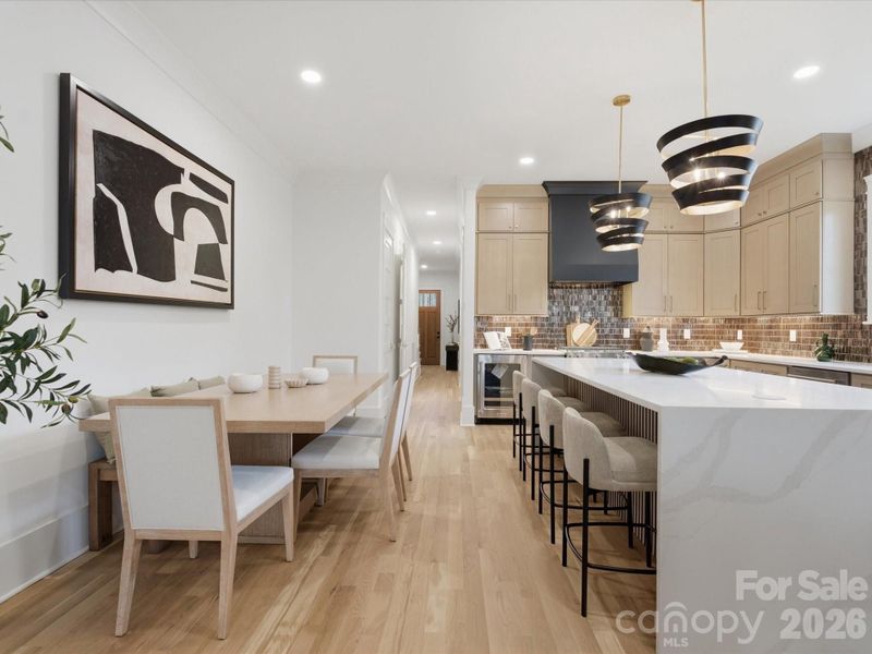 Furnished interior view inside a new home in , Charlotte (Image 15).