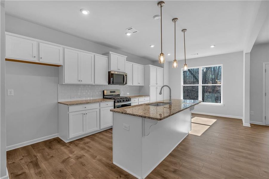 Furnished interior view inside a new home in , Cartersville (Image 3). Furnished interior view inside a new home in , Cartersville (Image 3).