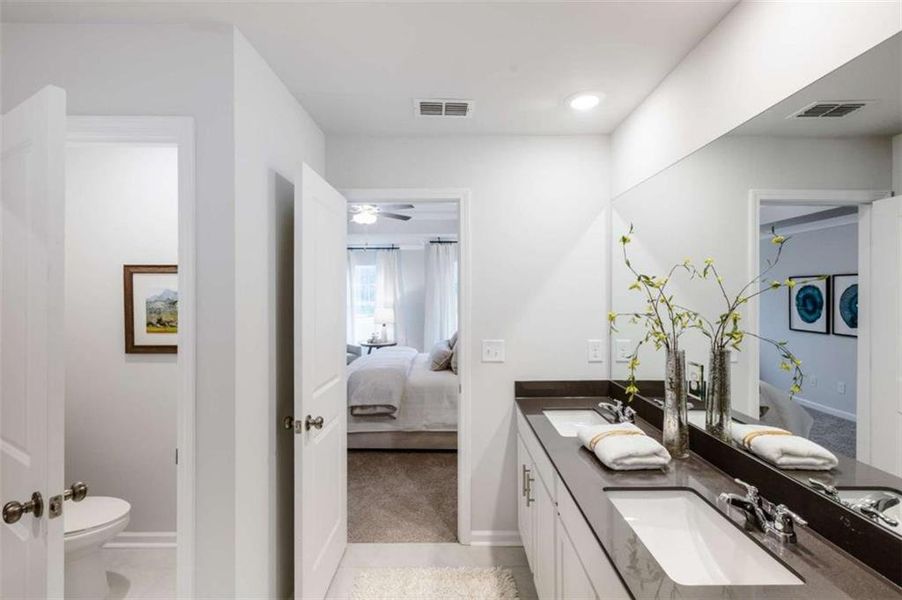 Furnished interior view inside a new home in , Conyers (Image 22).