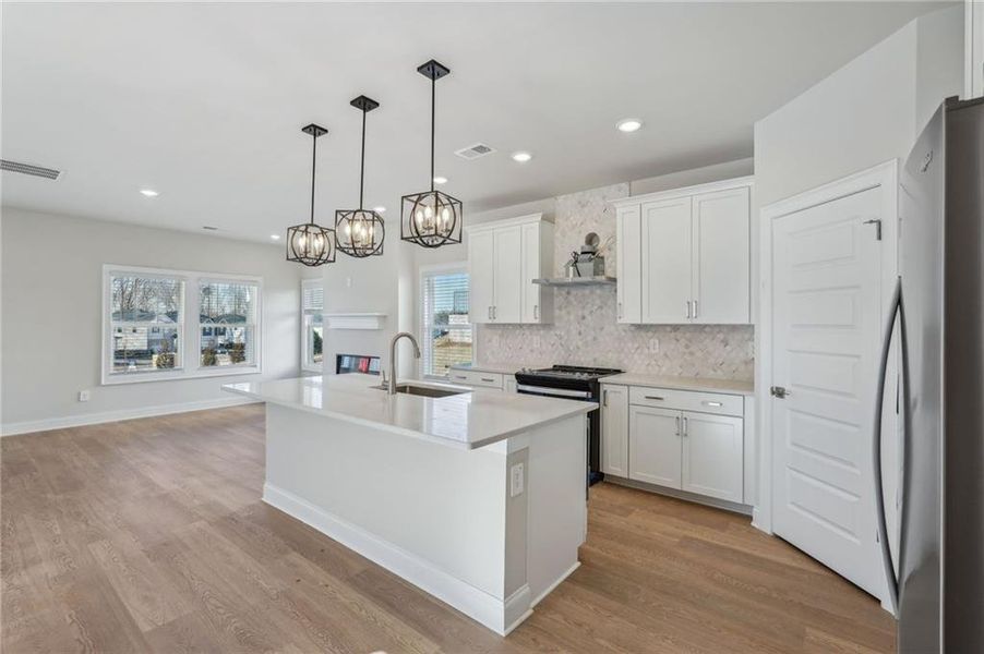 Furnished interior view inside a new home in Hemingway - Cottage Series, Cumming (Image 8).