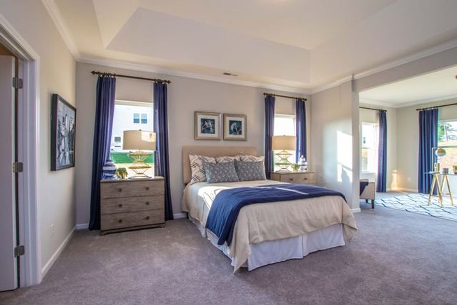 Representative furnished interior of a home built from the Brodrick by True Homes in Heritage Hall, Statesville (Image 19).