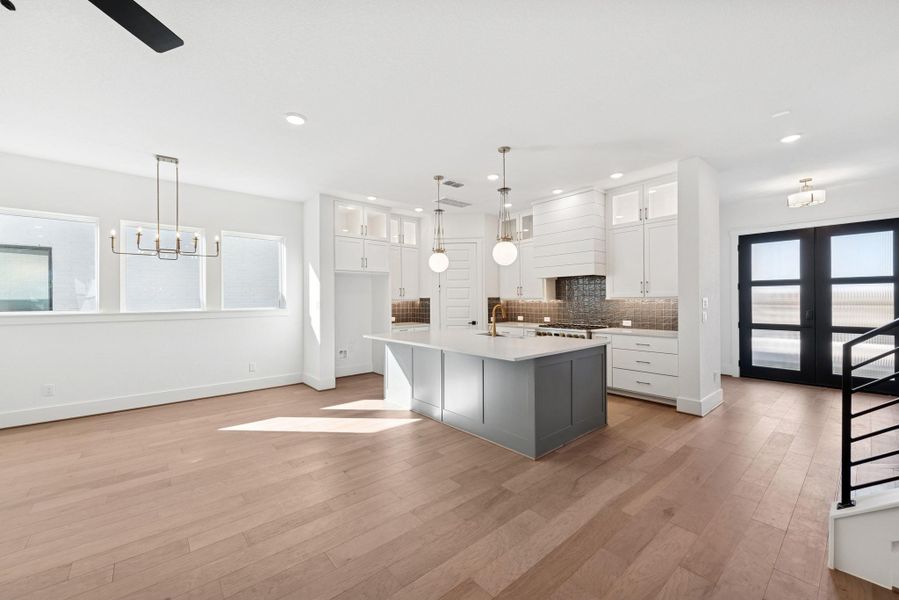 Furnished interior view inside a new home in Easthaven at Bridgeland Central - Horizon Collection, Cypress (Image 10).