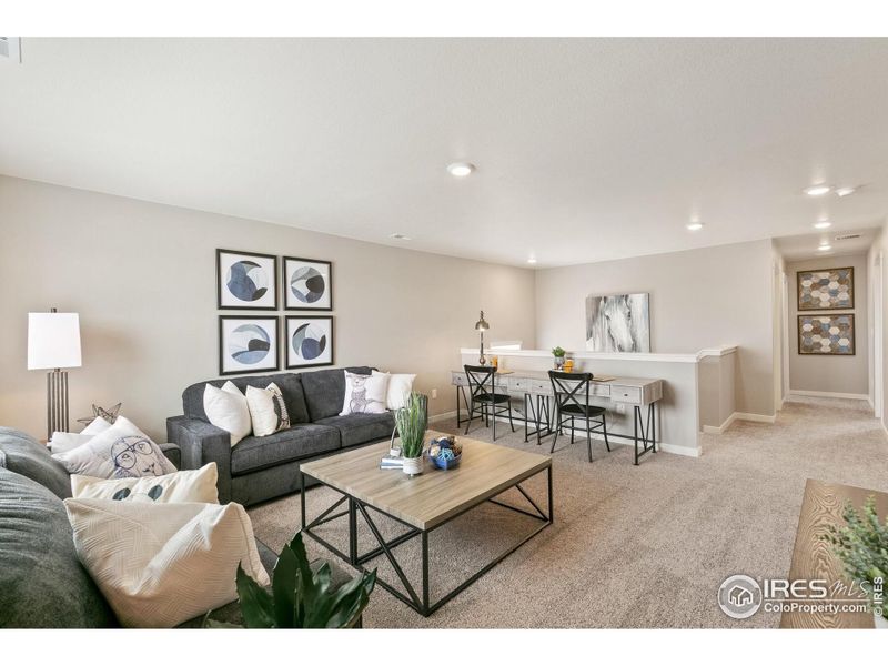 Furnished interior view inside a new home in Vista Meadows, Fort Lupton (Image 28). Furnished interior view inside a new home in Vista Meadows, Fort Lupton (Image 28).