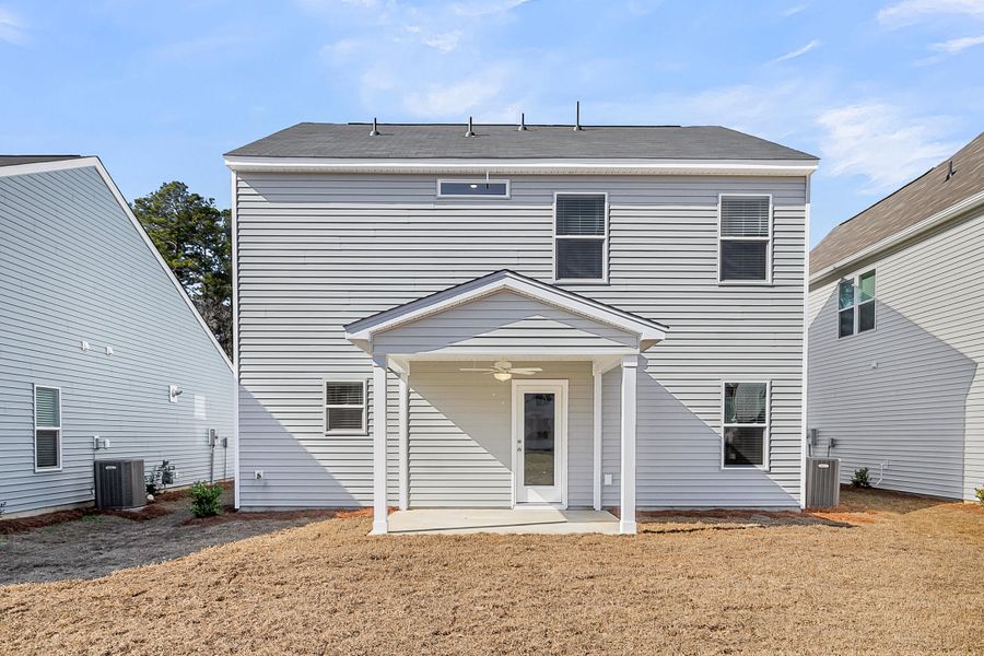 Exterior details and patio area of a home in Six Oaks, Summerville (Image 20).