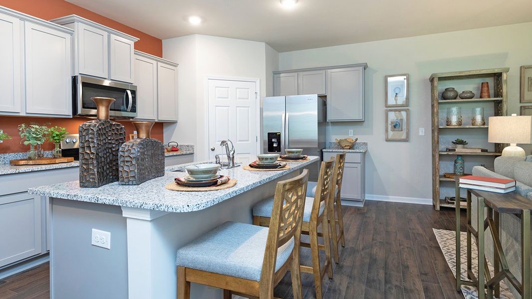 Representative furnished interior of a home built from the Cabral by D.R. Horton in Twin Lakes, Hoschton (Image 8).