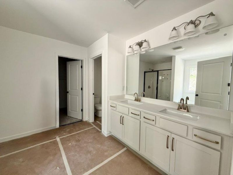 In-progress construction of a new home in Arbors at Richland Creek, Buford, GA (Image 17).