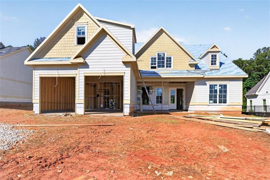 In-progress construction of a new home in , Statham, GA (Image 8).