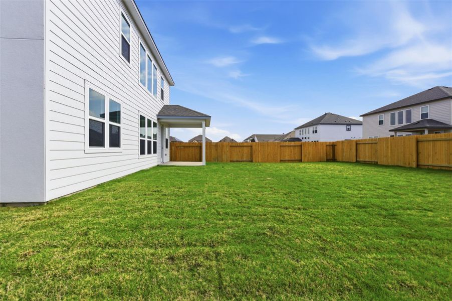 Exterior details and patio area of a home in , Pflugerville (Image 4). Exterior details and patio area of a home in , Pflugerville (Image 4).