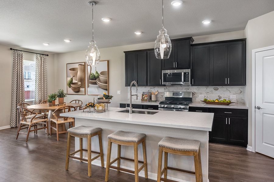 Furnished interior view inside a new home in Lisso, Pflugerville (Image 6).