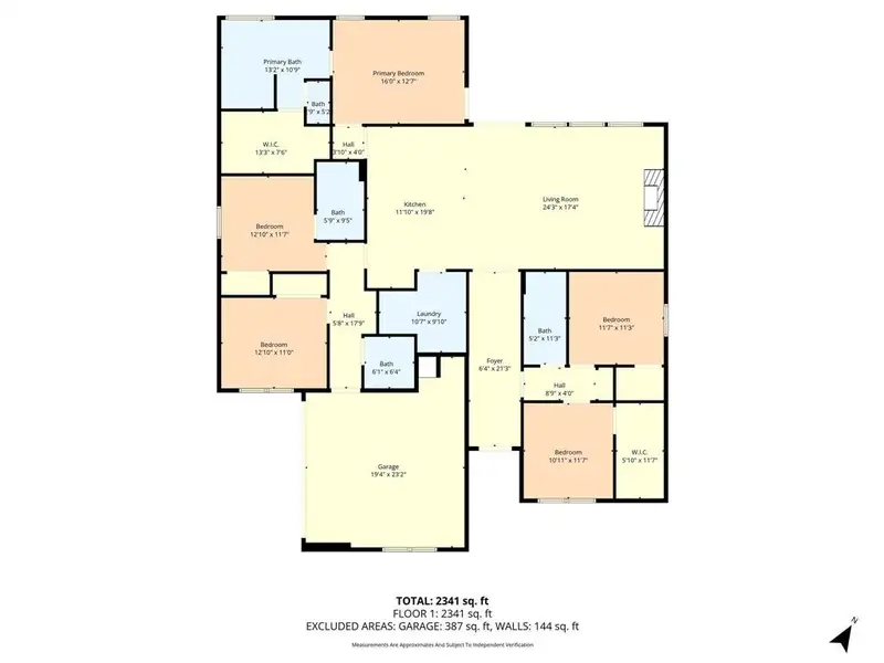 View of room layout