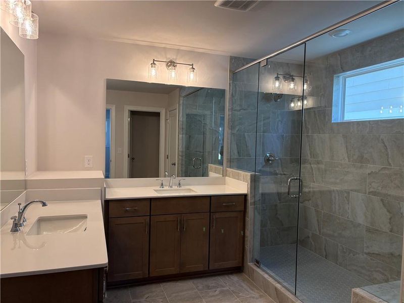 Furnished interior view inside a new home in , Marietta (Image 1).
