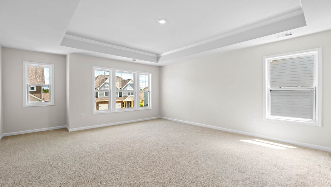 Representative unfurnished interior of a home built from the VERWOOD by D.R. Horton in Adams Glen, Greenville (Image 27).