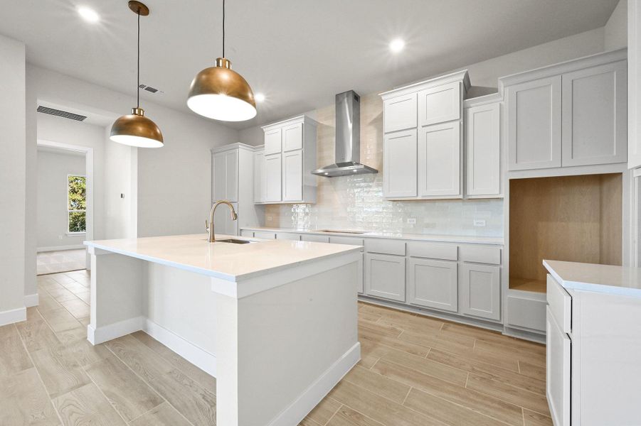 Furnished interior view inside a new home in Santa Rita Ranch, Liberty Hill (Image 11).