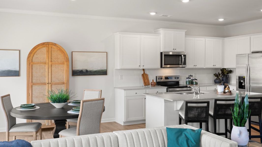 Representative furnished interior of a home built from the Salisbury by D.R. Horton in Hughes Court, Dawsonville (Image 26).
