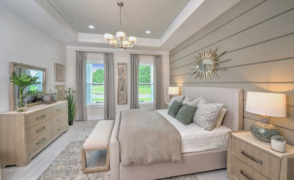 Furnished interior view inside a new home in Oakmont, Gainesville (Image 12). Furnished interior view inside a new home in Oakmont, Gainesville (Image 12).