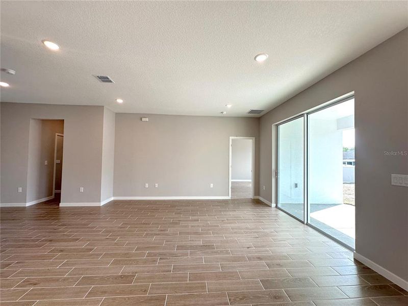 Great Room View from Kitchen Island Great Room View from Kitchen Island