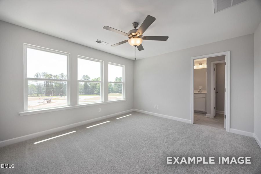 Spacious, unfurnished interior of a new home in Forestville Yard Townhomes, Knightdale (Image 22). Spacious, unfurnished interior of a new home in Forestville Yard Townhomes, Knightdale (Image 22).