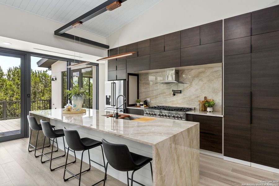 Furnished interior view inside a new home in , Spring Branch (Image 9).