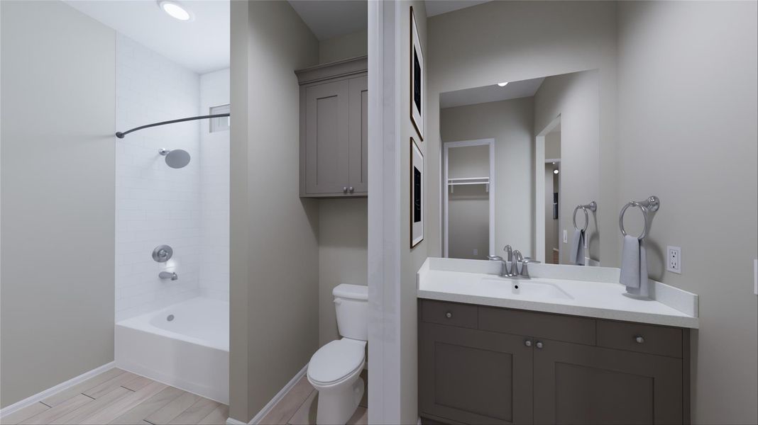 Furnished interior view inside a new home in Anniston, Katy (Image 16).