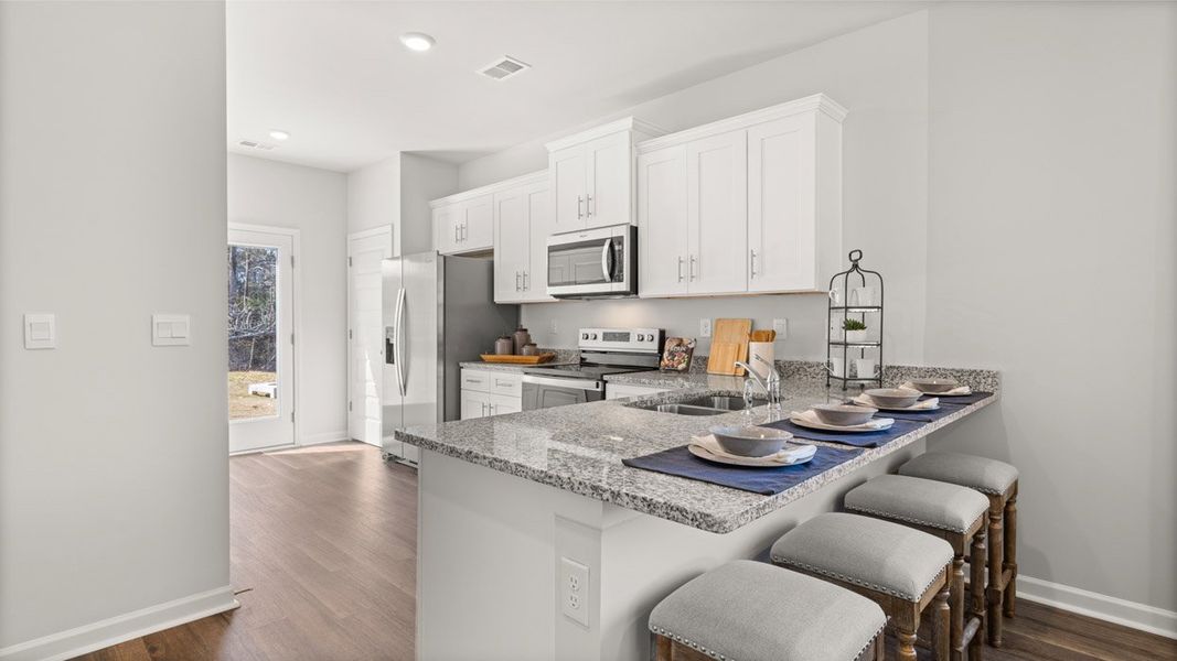 Representative furnished interior of a home built from the Calloway 3 by D.R. Horton in Bellemeade Landing, Augusta (Image 7). Representative furnished interior of a home built from the Calloway 3 by D.R. Horton in Bellemeade Landing, Augusta (Image 7).