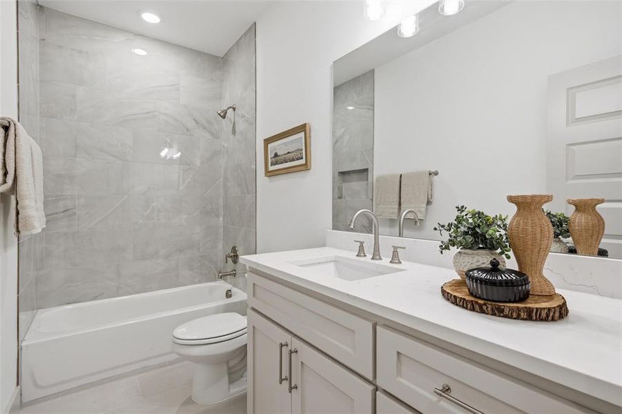 Furnished interior view inside a new home in , Hillsboro (Image 6).