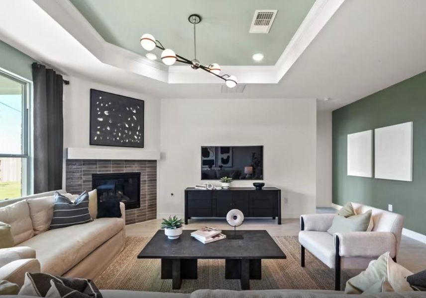 Furnished interior view inside a new home in Arabella on the Prairie, Richmond (Image 5).