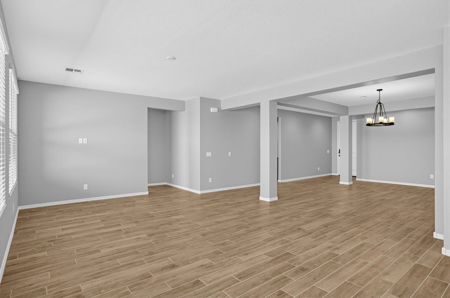 Spacious, unfurnished interior of a new home in Artisan at Asante, Surprise (Image 11).