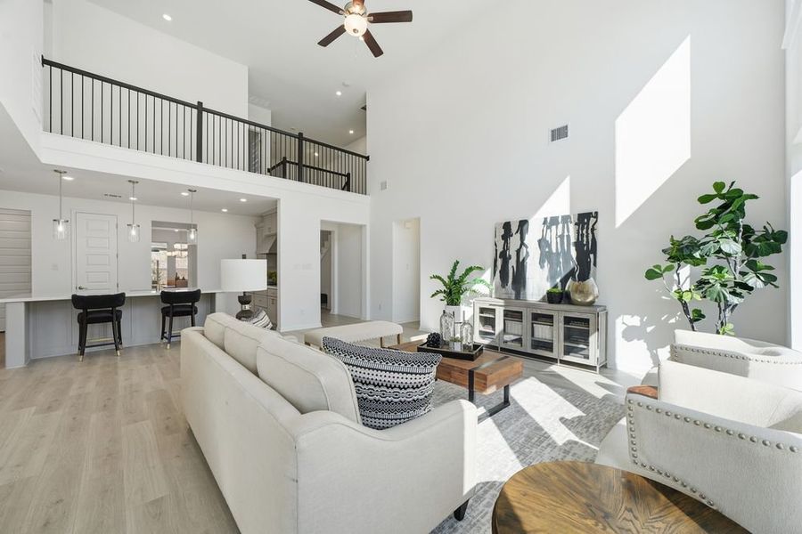 Furnished interior view inside a new home in Parkside on the River 60s, Georgetown (Image 9).