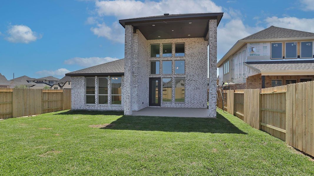 Front exterior of a new home in Marvida 45' - Gated, Cypress, TX, highlighting curb appeal (Image 11). Front exterior of a new home in Marvida 45' - Gated, Cypress, TX, highlighting curb appeal (Image 11).