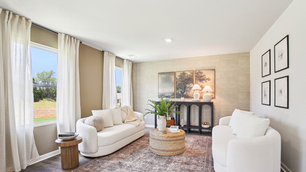 Furnished interior view inside a new home in Parkside Point, Portland (Image 5).