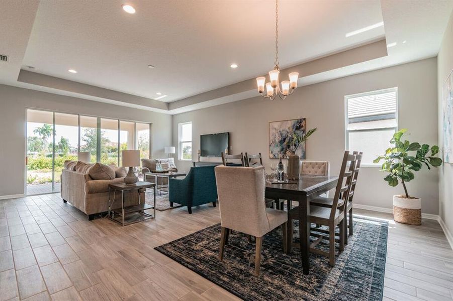 Furnished interior view inside a new home in Vistera of Venice, Nokomis (Image 6).