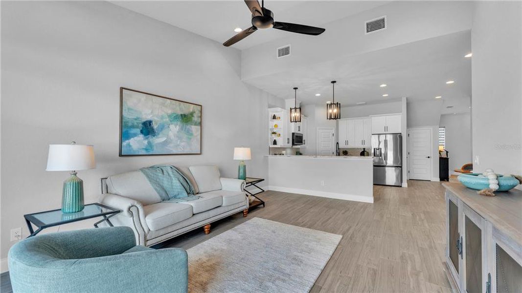 Furnished interior view inside a new home in , Lakeland (Image 37). Furnished interior view inside a new home in , Lakeland (Image 37).