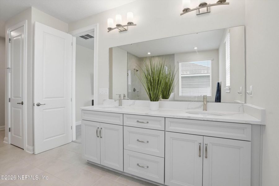 Furnished interior view inside a new home in RiverTown, St. Johns (Image 29).
