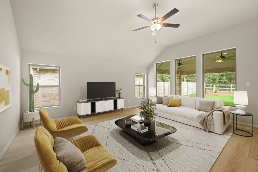 Furnished interior view inside a new home in Two Step Farm, Montgomery (Image 11). Furnished interior view inside a new home in Two Step Farm, Montgomery (Image 11).