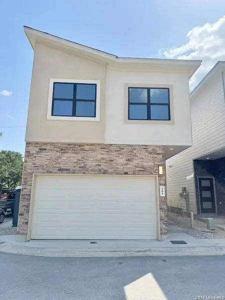 Front exterior of a new home in , San Antonio, TX, highlighting curb appeal (Image 1). Front exterior of a new home in , San Antonio, TX, highlighting curb appeal (Image 1).