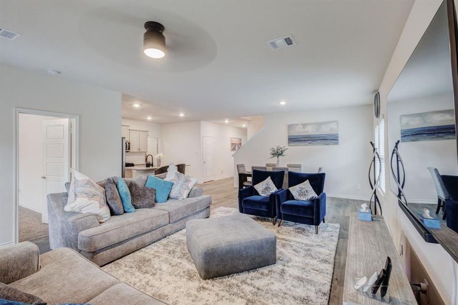 Furnished interior view inside a new home in , Aubrey (Image 30). Furnished interior view inside a new home in , Aubrey (Image 30).