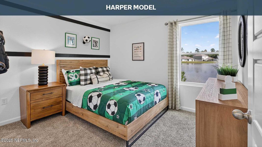 Furnished interior view inside a new home in Rookery, Green Cove Springs (Image 6). Furnished interior view inside a new home in Rookery, Green Cove Springs (Image 6).