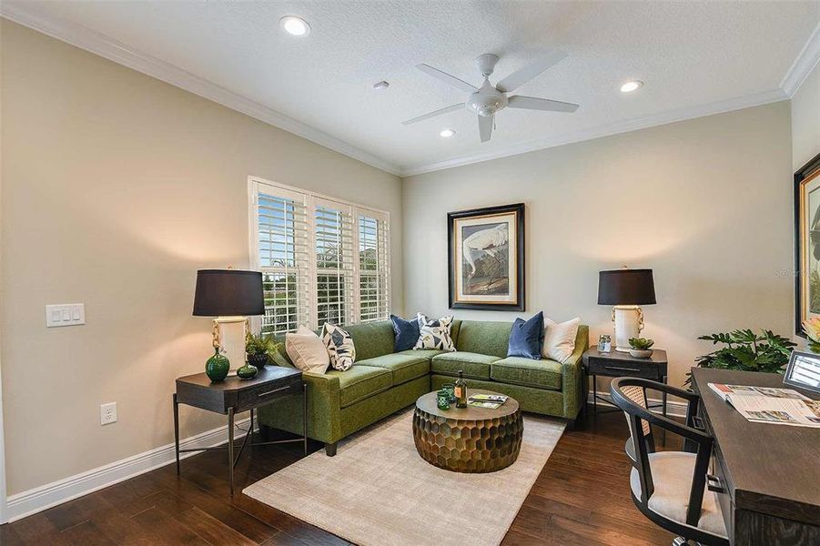 photos are of the model home and not actual home