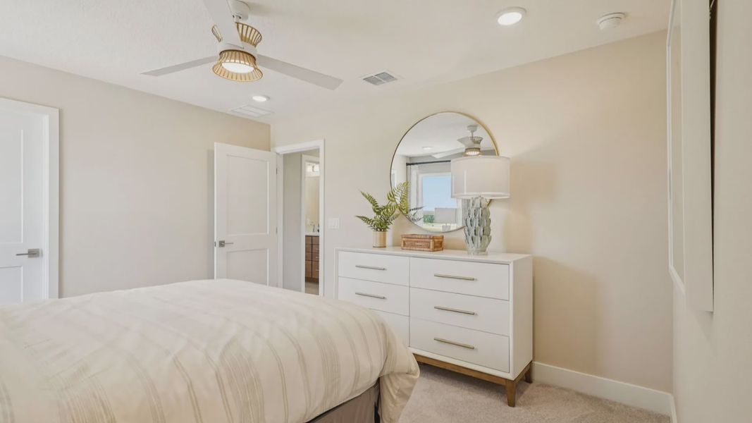 Furnished interior view inside a new home in Ardisia Park, New Smyrna Beach (Image 50).