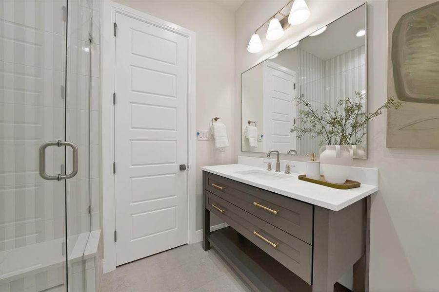 Furnished interior view inside a new home in Azalea Hollow, Midlothian (Image 29).