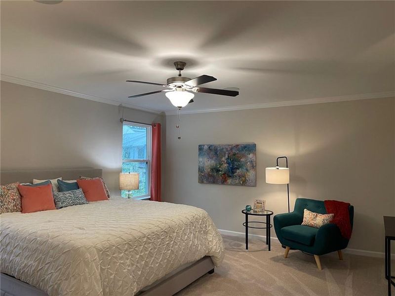 Furnished interior view inside a new home in The Collection at Wolf Creek, Lawrenceville (Image 2).