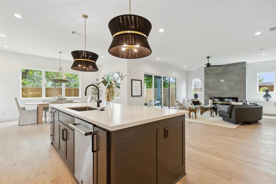 Open Concept Kitchen