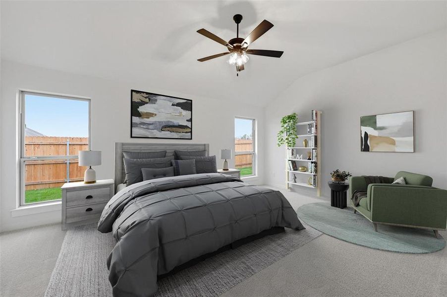 Virtually Staged master bedroom Virtually Staged master bedroom