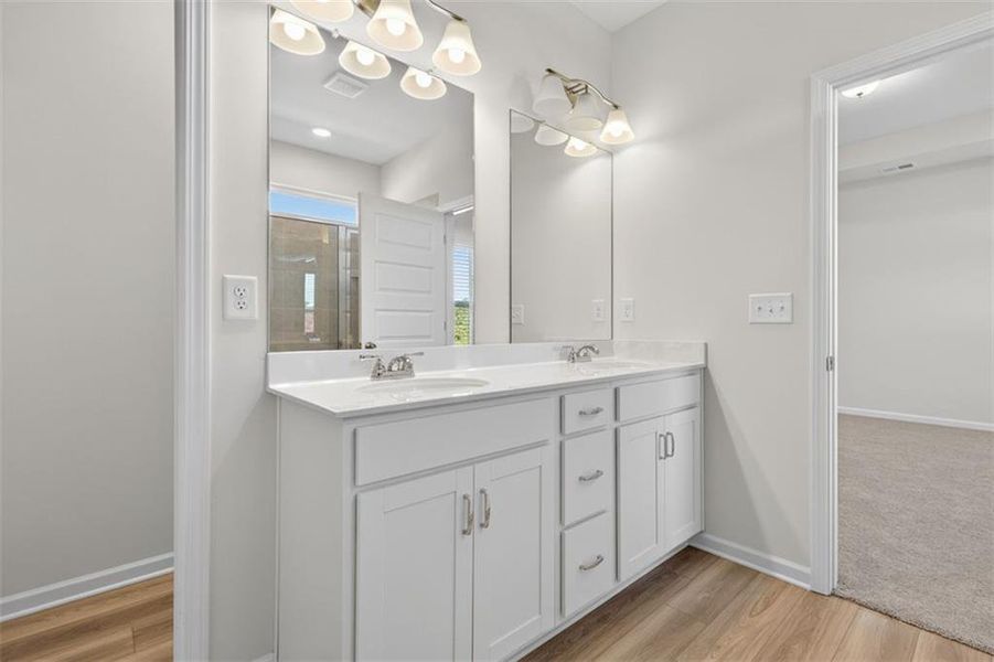 Furnished interior view inside a new home in Franklin Manor, Lawrenceville (Image 28). Furnished interior view inside a new home in Franklin Manor, Lawrenceville (Image 28).