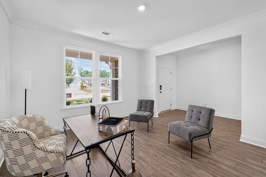 Furnished interior view inside a new home in Bennett Farm, Loganville (Image 5).